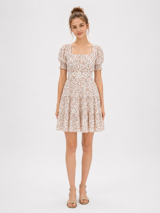 Emily Floral Mini Dress